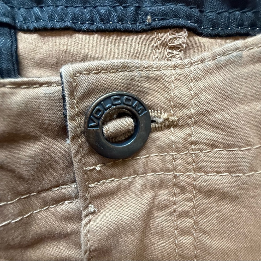Volcom Men's Khaki Chinos Size 36 Inseam 31 - Picture 4 of 8